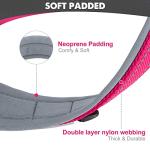 Joytale Reflective Dog Collar, Adjustable, Medium Pink