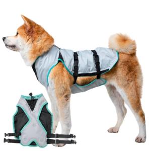 Cooling Vest for Dogs, Size L, Silver