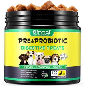 120 Dog Probiotic Chews for Gut Health