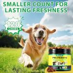 120 Dog Probiotic Chews for Gut Health