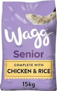 Wagg Senior Dry Dog Food Mix - 15KG Total
