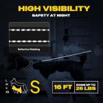 Fida 5m Retractable Dog Leash - Black