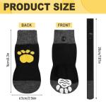 Anti-Slip Dog Socks for Injured Paws - 2 Pairs