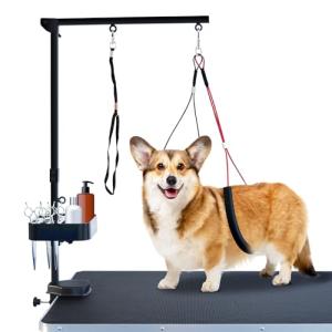 Adjustable Foldable Pet Grooming Arm with Clamp