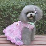 Luxury Pink Tutu Dress for Small Dogs