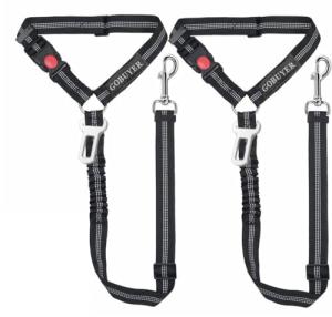Dog Car Seat Belt Headrest Safety Harness - 2 Pack