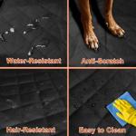 Nonslip Dog Car Seat Cover with Adjustable Anchor