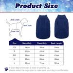 Cozy Cable Knit Turtleneck Dog Sweater