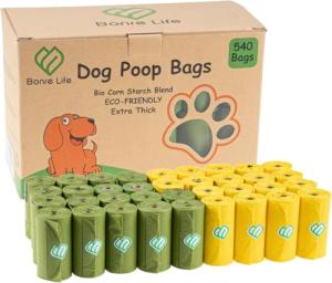 Biodegradable Dog Poop Bags - 540 BioBags
