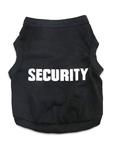 Security Pattern Dog Costume for Small and Medium Dogs