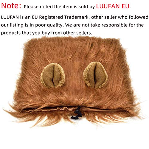 Lion Mane Wig Costume for Dogs and Cats