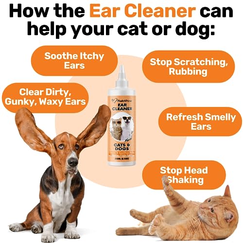 NutriPaw Ear Cleaner for Cats & Dogs - 250ml