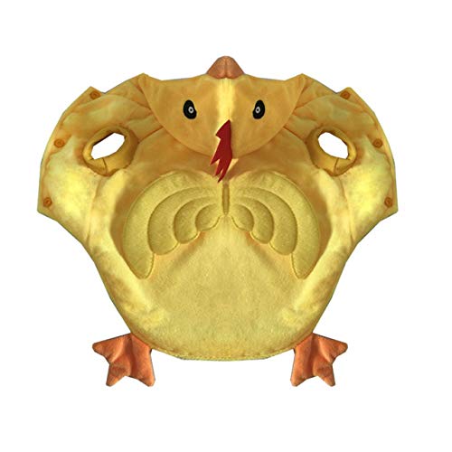 Rooster Cosplay Costume for Dogs and Cats, Small, Yellow