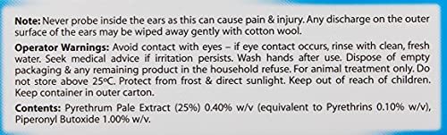 Johnsons Veterinary Ear Drops, 15 ml (Clear)