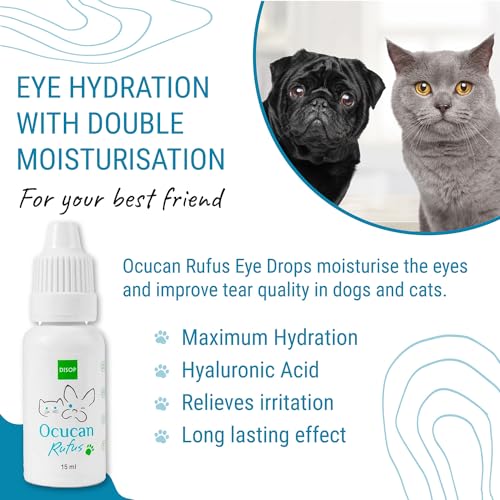 Dog Eye Drops with Hyaluronic Acid, Lubricating Relief