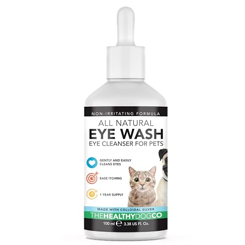 Natural Dog Eye Drops with Colloidal Silver for Pets
