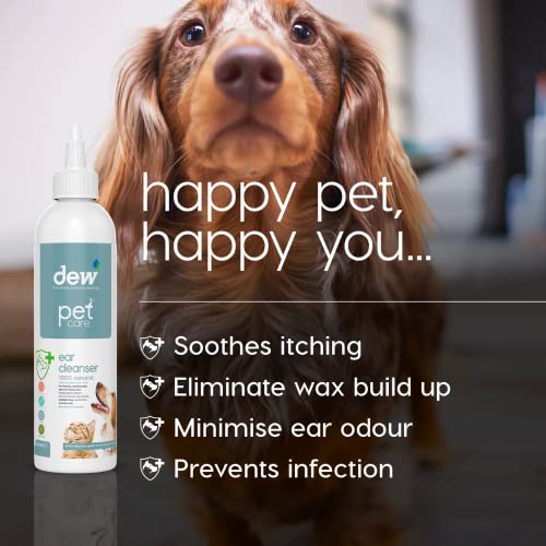 DEW Pet Ear Care: 100% Natural Antibacterial Solution