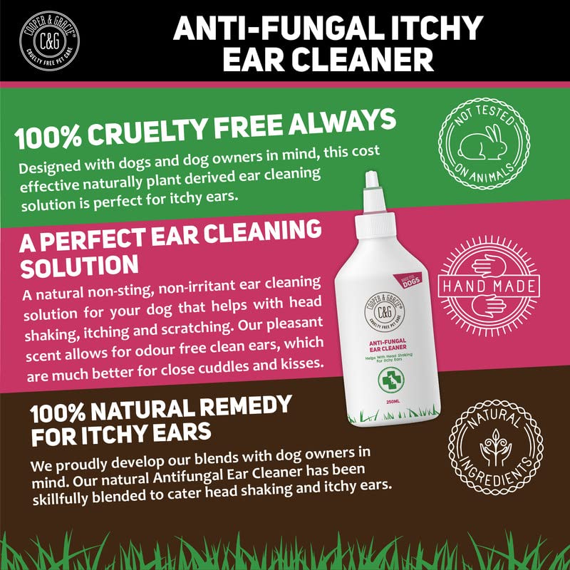 C&G Pets Dog Ear Cleaner - Anti Viral Formula