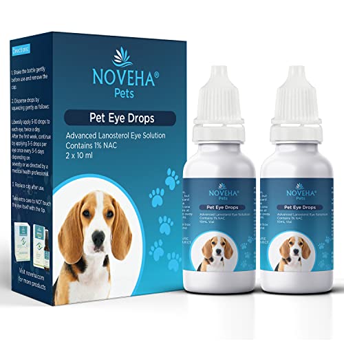 NOVEHA Pet Drops | Vision & Health Solution (2 x 10 mL)