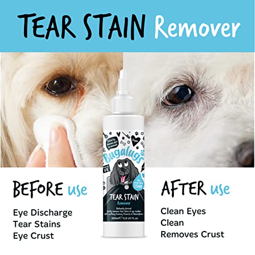 BUGALUGS Tear Stain Remover for Pets' Eyes