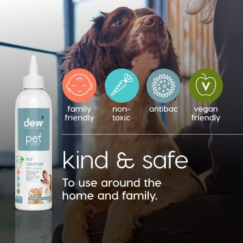 DEW Pet Ear Care: 100% Natural Antibacterial Solution