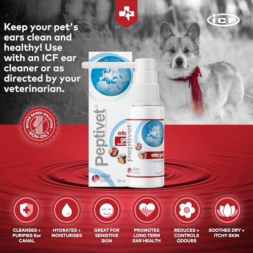 Peptivet OTO Gel Ear Cleaner for Dogs & Cats