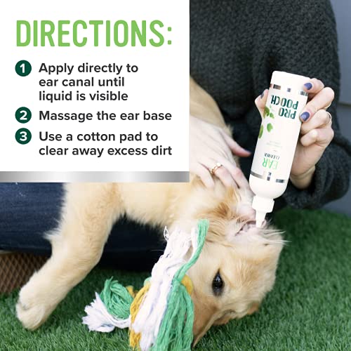 Vet Recommended Dog Ear Cleaner - Stops Itching & Shaking