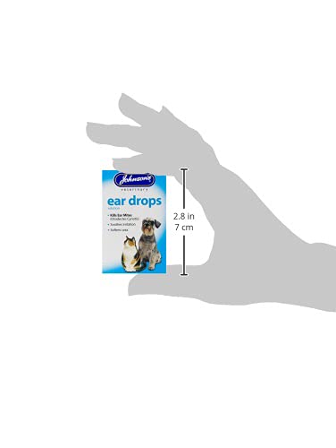 Johnsons Veterinary Ear Drops, 15 ml (Clear)