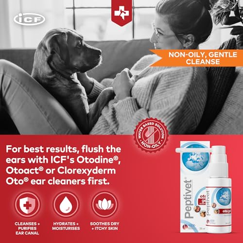 Peptivet OTO Gel Ear Cleaner for Dogs & Cats
