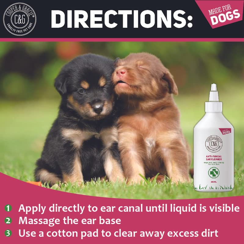 C&G Pets Dog Ear Cleaner - Anti Viral Formula