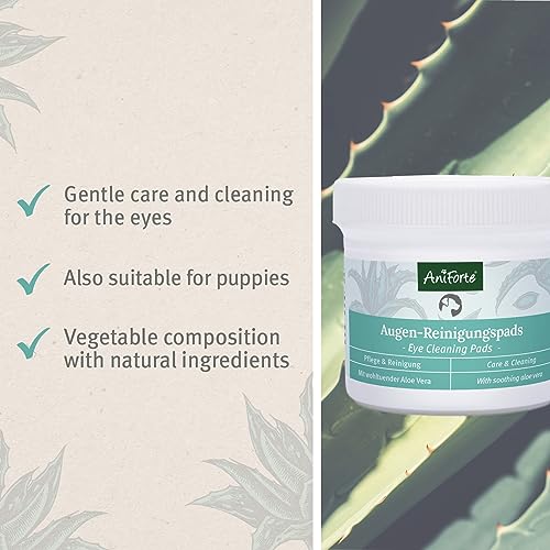 AniForte Gentle Dog Eye Cleaning Pads - Pack of 100