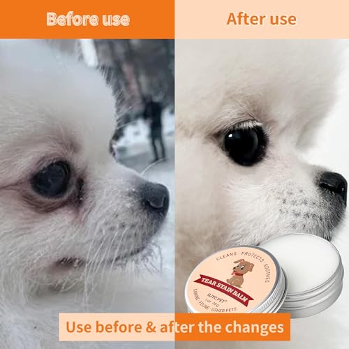 Natural Pet Tear Stain Remover Balm for Dogs