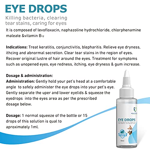 Premium Dog & Cat Eye Drops - Allergy Relief