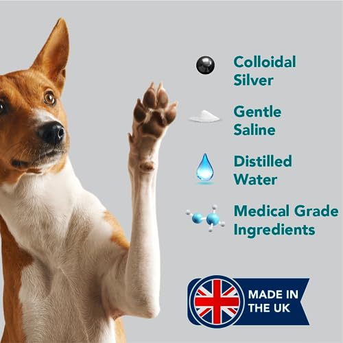 Natural Dog Eye Drops with Colloidal Silver for Pets