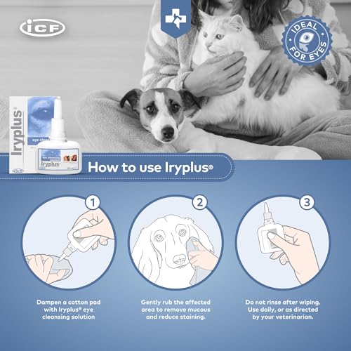 ICF Iryplus® Eye Drops Tear Stain Remover for Dogs