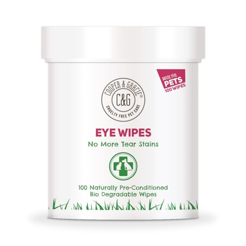 Biodegradable Dog Eye Wipes for Tear Stains | Pack of 100