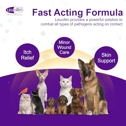 Leucillin Natural Antiseptic Spray for Dogs Cats 50ml