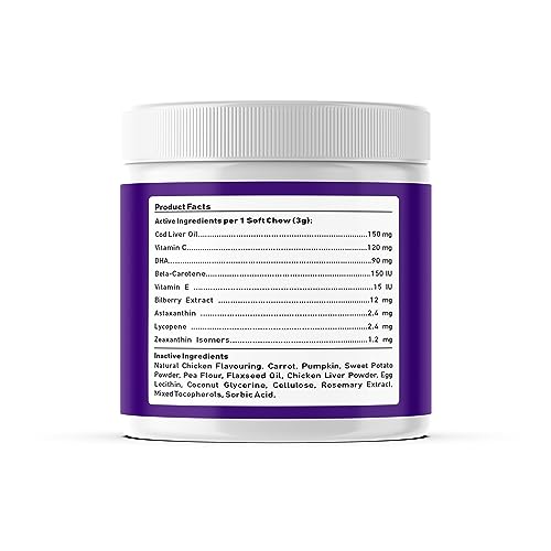 Happy Heroes Dog Eye Supplement Treats for Vision