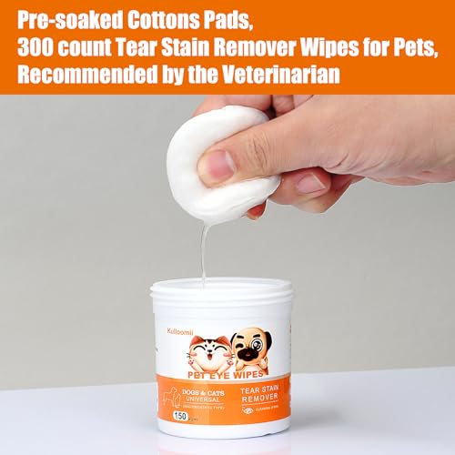 Gentle Eye Wipes for Dogs & Cats - 300 Count