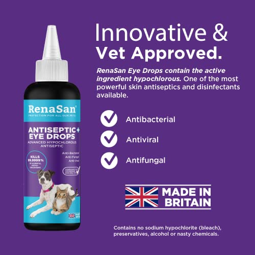 RenaSan Natural Eye Drops for Dogs, Cats & More