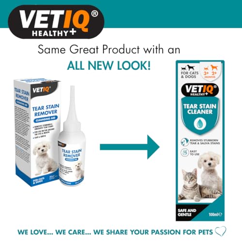 VetIQ Tear Stain Remover - Gentle Eye Wipes