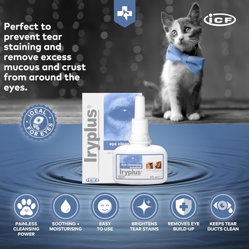 ICF Iryplus® Eye Drops Tear Stain Remover for Dogs