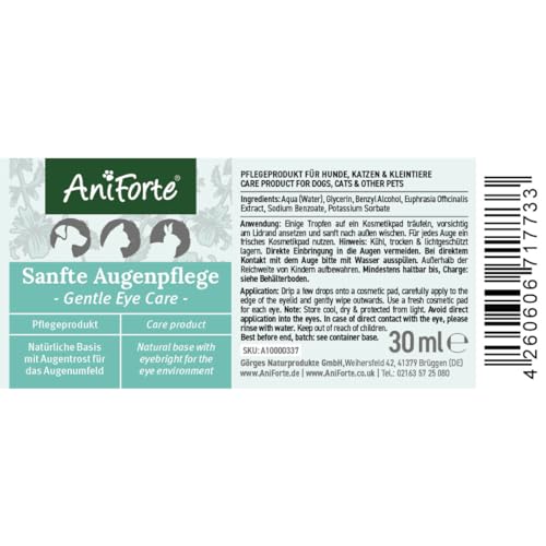 AniForte Eye Care Fluid for Dogs & Cats, 30ml