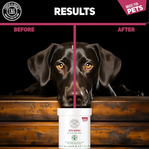 Biodegradable Dog Eye Wipes for Tear Stains | Pack of 100