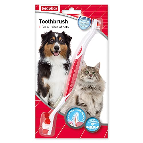 Beaphar Double-Ended Toothbrush - Dental Care for Dogs