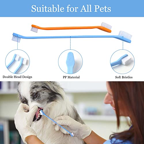 KissDate Dog Toothbrush Variety Pack - Multi-Angle Brushes