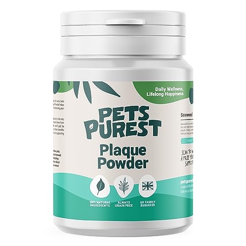 Pets Purest Plaque Off Powder - 185g Dog Oral Care