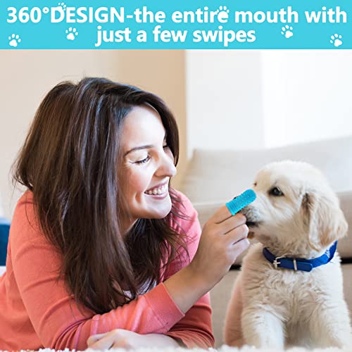 Dog Toothbrush 2 Pack for Fresh Breath & Dental Care