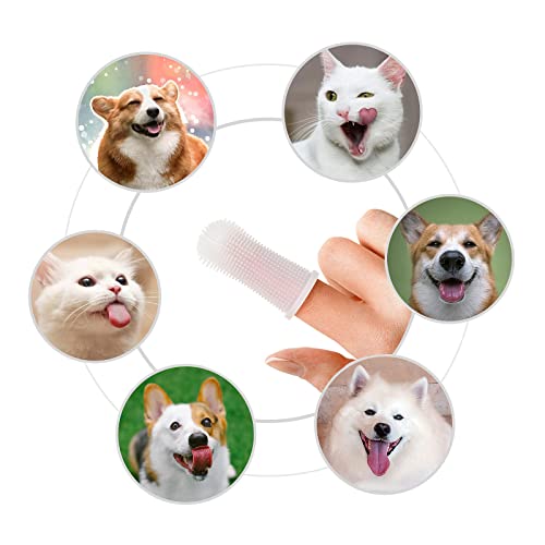 Aujzoo Dog Toothbrush Set (4 Packs)
