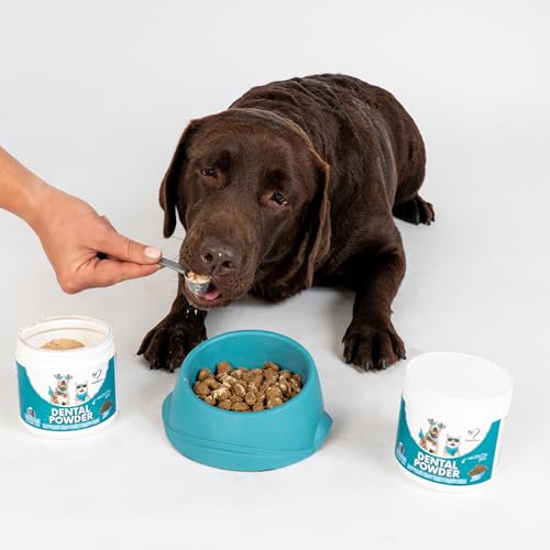 NutriPaw Dental Powder for Dogs & Cats - Fresh Breath & Healthy Gums - Fuss-Free